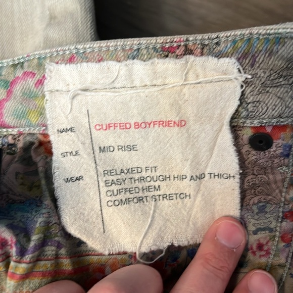 JOHNNY WAS CATALINA COTTON BOYFRIEND JEANS SIZE 27 - Picture 10 of 16